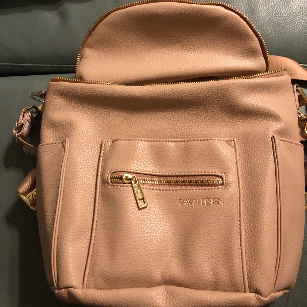 Mini blush fawn design bag